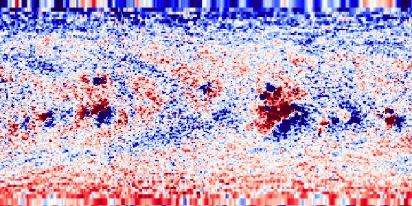 Photospheric magnetic field map for CR2037
