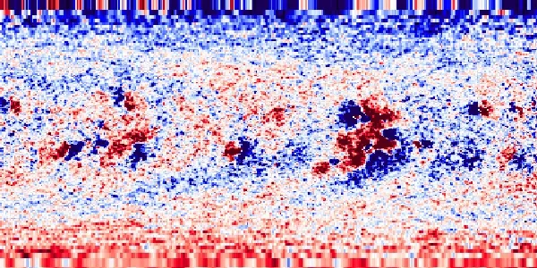 Photospheric magnetic field map for CR2038