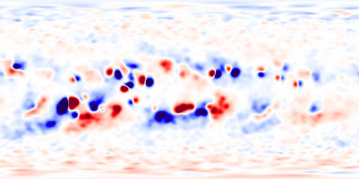 Photospheric magnetic field map for CR2127
