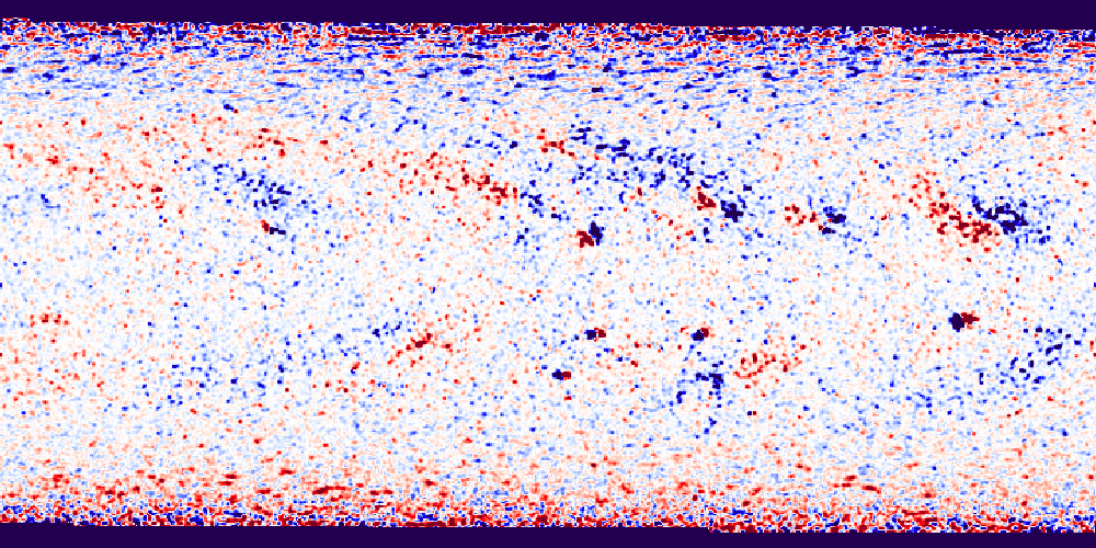 Photospheric magnetic field map for CR2097