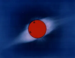 Eclipse image taken by F. Diego, University College London