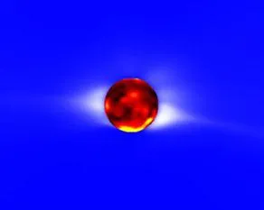 Predicted polarization brightness scaled to the LASCO image