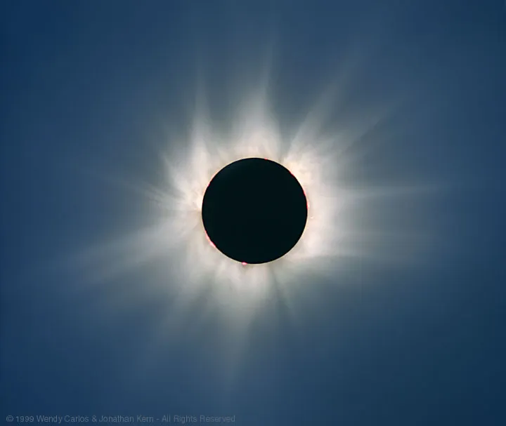 Composite eclipse image from Romania by Wendy Carlos and Jonathan Kern